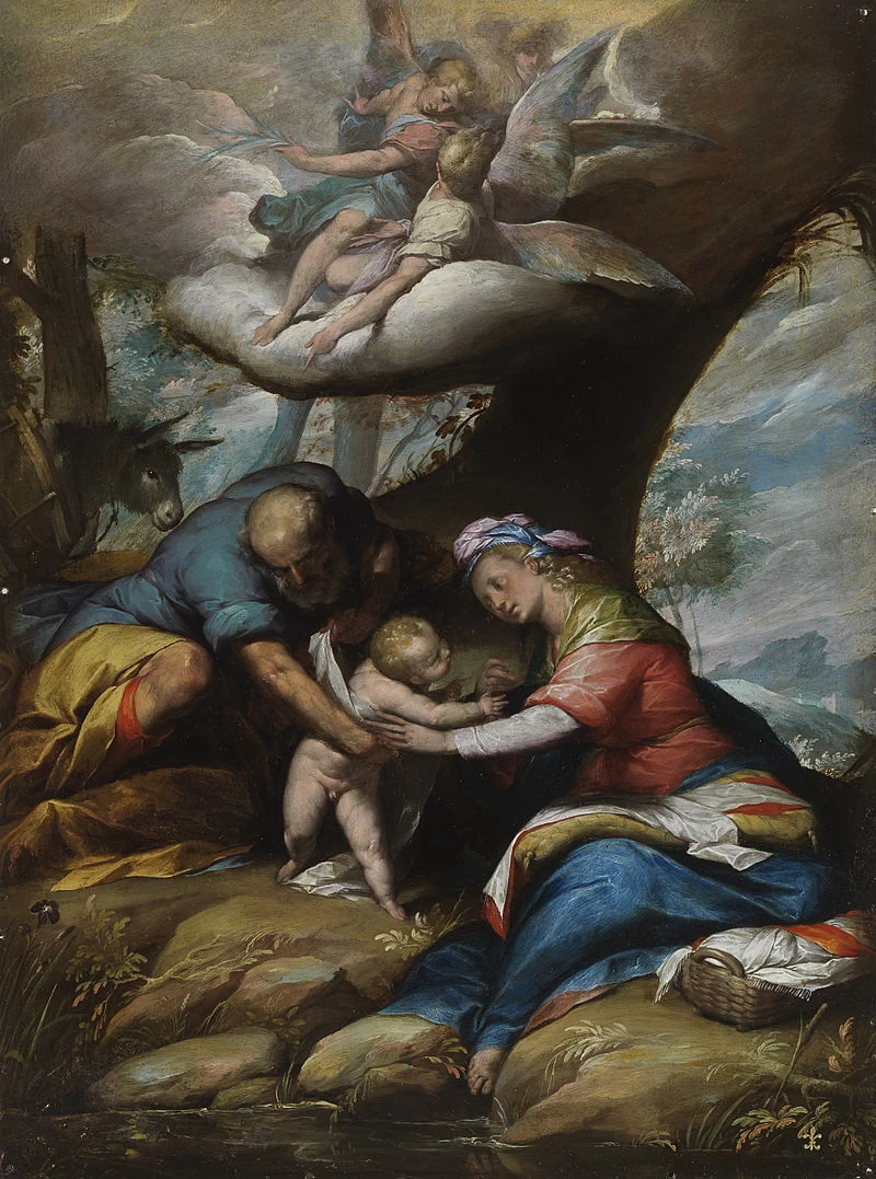 La fuga in Egitto - Museo Nacional del Prado, Madrid